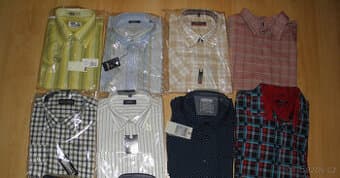 KOŠILE KRÁTKÝ A DLOUHÝ RUKÁV v. XL a XXL v. 44/45