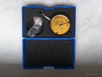 Prodám úchylkoměrem 0,01, zdvih 3mm.