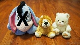 Plyšáci - lev a bílý medvěd