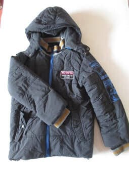 černá zimní bunda Wolf 134/140