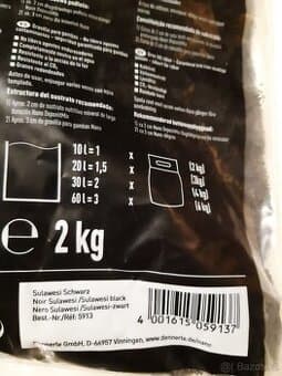 Dennerle Nano Garnelenkies černý 3×2kg