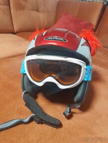 Helma Alpina + brýle, vel. 48 - 52