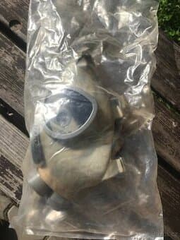 plynová maska s filtry, 3 ks