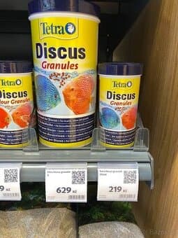 Tetra discus - na váhu