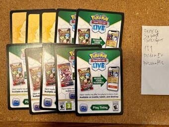 Pokémon TCG online LIVE code boosters MEG, WHT, TWM, 151...