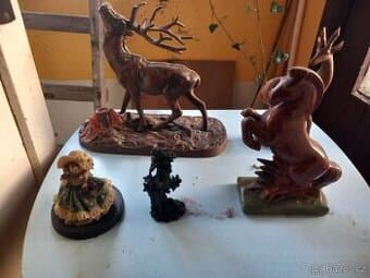 Stare sošky,jelen,panenka,myslivnost