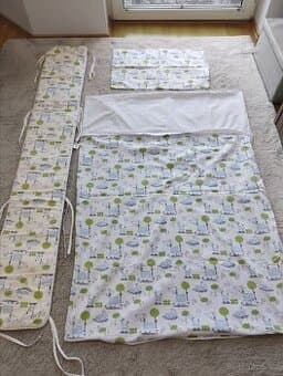 Little Angel - Dětské povlečení a mantinel na postýlku