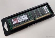 1 x 512 MB Kingston 333 MHz