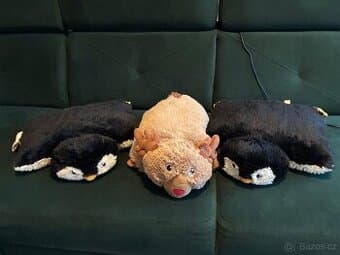 Plyšáci k rozložení na polštářky sobík