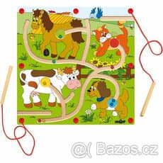 Magnetická hra Nakrm zvířátka