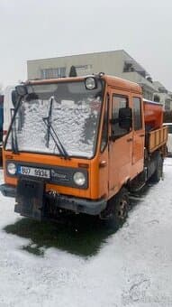 Multicar M26 sklápěč 4x4 šnekový sypač Eurodeska