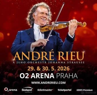 ANDRÉ RIEU, VIP KLUBOVÉ PATRO O2 ARENA