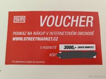 Voucher do Streetmarket.cz