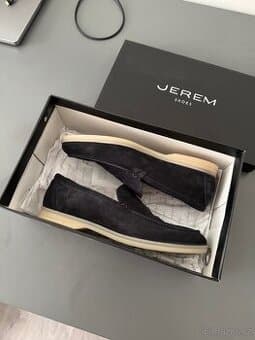 Tmavě modré mokasíny Boty