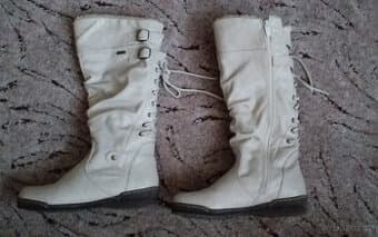 Dámské vysoké kozačky,vel.40