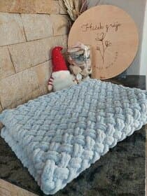 Dětská deka světle šedá