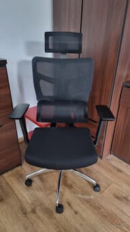 Židle k psacímu stolu do 200kg, kancelářské křeslo, černá