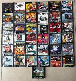 Hry playstation 1 Driver 2,V-rally,WF atd.