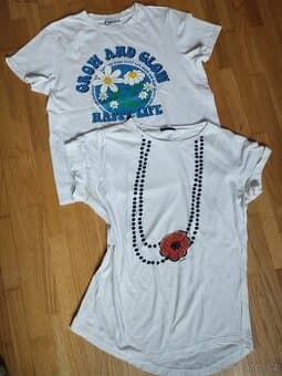 Trička Sisley a FB Sister vel.M