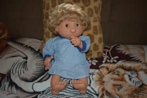 Retro sběratelská panenka/troll Vicma