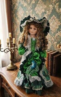 Nádherná vintage porcelánová panenka – 55