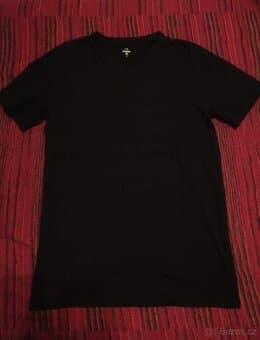 Pánské tričko, černé, C&A