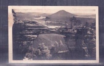 Stará pohlednice Pravčická brána