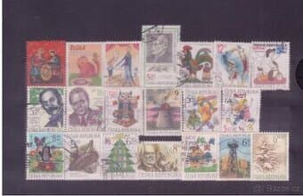 Poštovní známky - 20 různých ČR