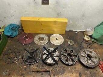 Jawa ČZ rozety, pokličky, kryty kol