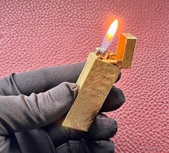 🔥 Dunhill Rollagas Zapalovač 80' léta, vzor Cross 🇨🇭