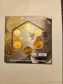 sada mincí Otakar Španiel č.26/333 - různé  ročníky mincí -