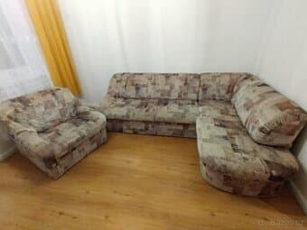 Za odvoz sedací souprava, gauč, křeslo