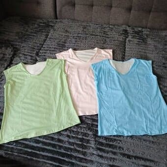 Tři nové halenky trička vel M