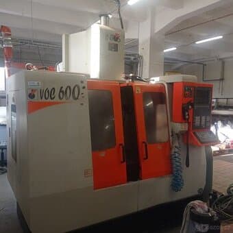 CNC vertikální centrum VOC 600 – r.v. 2004