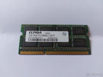 Operační paměti RAM ELPIDA 2 GB DDR3L‐1066 MHz