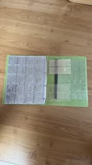 Sběratelské album/pořadač s listy na mince (až 200 mincí)