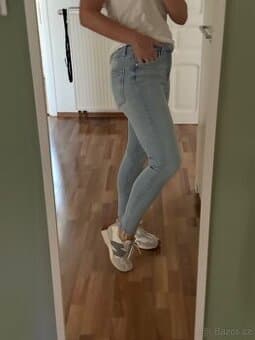 High waisted skinny džíny Zara, vel. M