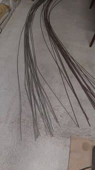 Trubka měděná 6x1mm+ocelová 6x1mm