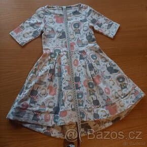 Teplákové šaty vel. 5 let