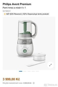 Philips Avent Premium Parní hrnec a mixér 4 v 1