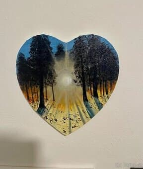 Originální obraz: Slunce v lese