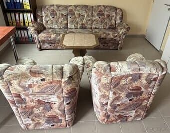Set gauč + dvě křesla, skvělý stav