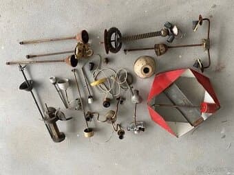 Starožitné lampy lustry torzo