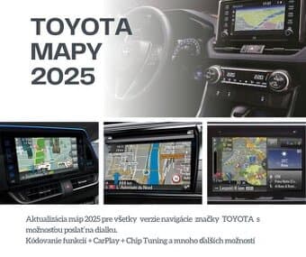 Aktualizace navigace Toyota mapy 2025-2 Europa