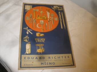 Stará reklama na kartonu