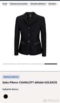 Dětské sako Pikeur CHARLOTT (vel. 158/34)