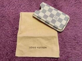 Louis Vuitton originální pouzdro na iphone Damier Azur