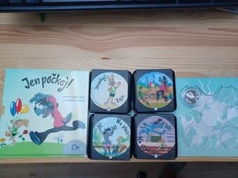 Stříbrné mince Jen počkej celá série 5ks