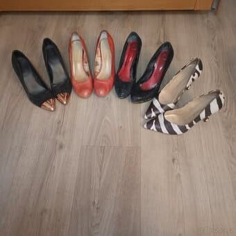 Lodičky vel. 38, 39 různých značek