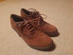 Boty na podpatku, prava kuze velikost 38